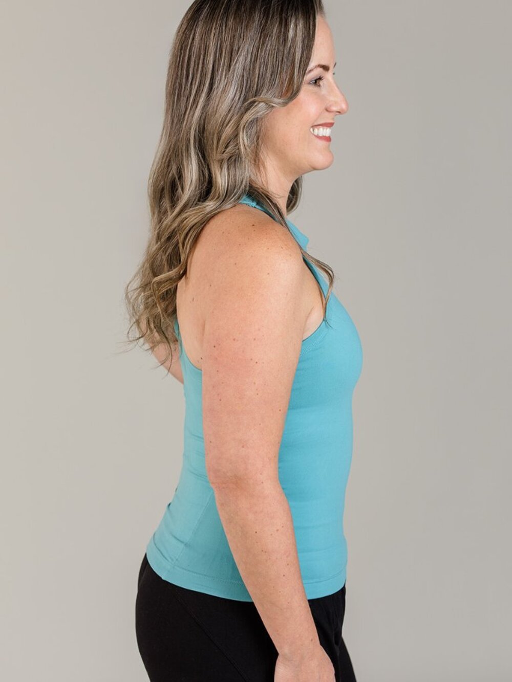 Rae Mode Built-In Bra Racerback Tank - Picture 2 of 5